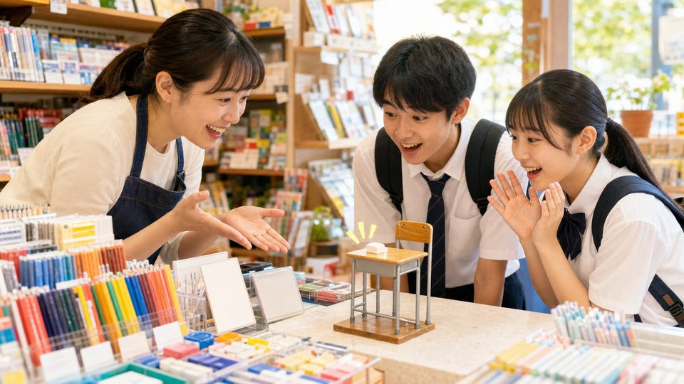 Stationery Shop Opens Emergency Eraser Desk photo