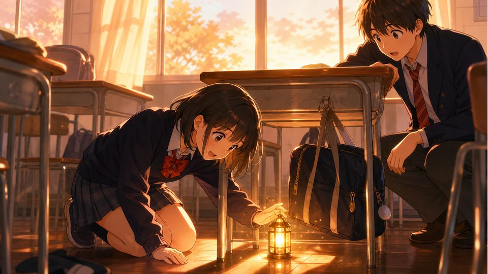 The Lantern Under the Desk illustration