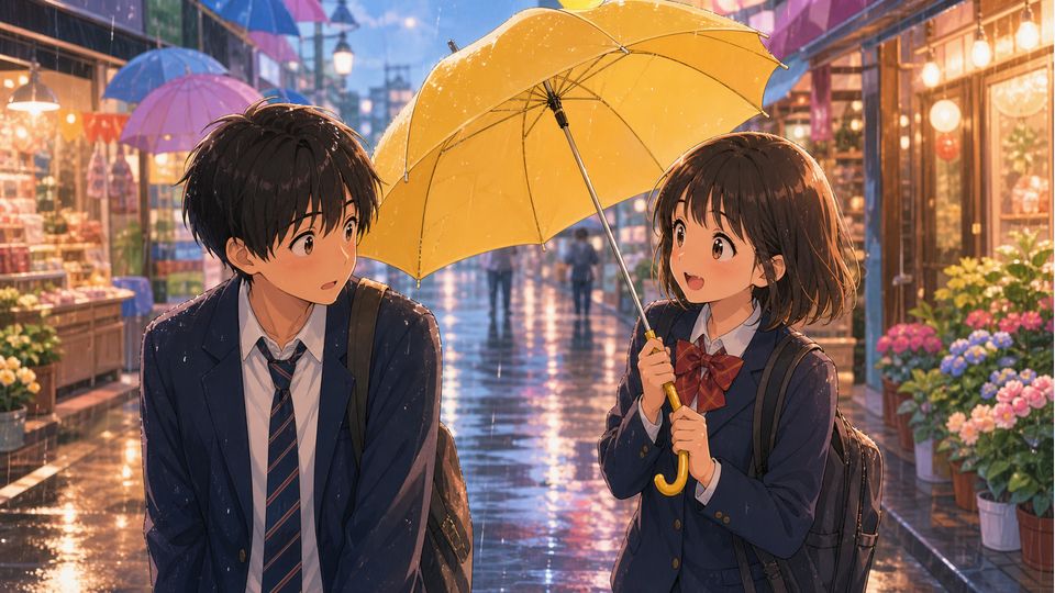 The Umbrella That Chose a Friend illustration